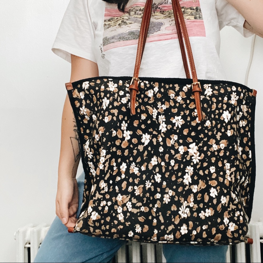 Anthropologie Canvas Tote